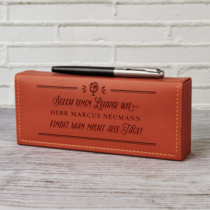 Lehrer - Füller Parker im Etui